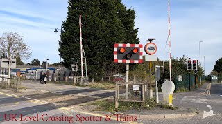 Tamper Train at Sleaford East Level Crossing Lincolnshire [upl. by Koralie]