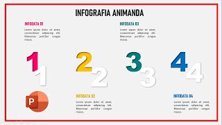 como hacer diapositivas animadas en POWER POINT diseño 2021 números animados [upl. by Neeven]