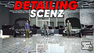 JIMMYFAZI amp TAYA ABU DROPPED CARS AT DETAILING CENTER  DR SAAB ANGRY  GTA 5  Real Life Mods 614 [upl. by Lawlor]