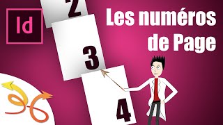 TUTO  InDesign  Numérotation automatique des pages  pagination [upl. by Aisinoid874]