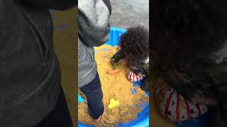 Sandbox fun familyvlog sandbox [upl. by Yannodrahc]