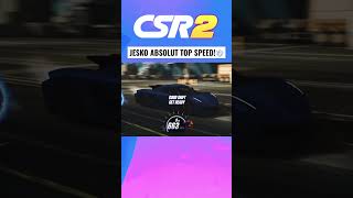 JESKO ABSOLUT TOP SPEED CSR2 csr2 csr2racing [upl. by Declan703]