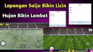 SETTING EFOOTBALL 2025 MOBILE LAPANGAN SALJU DAN LAPANGAN HUJAN [upl. by Odnalro]