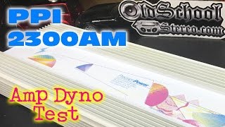 1991 Precision Power 2300AM Amp Dyno Test PPI Art [upl. by Thordis200]