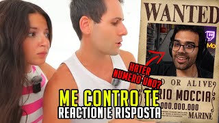 DARIO MOCCIA È LHATER DEI ME CONTRO TE  REACTION E RISPOSTA parte 2 [upl. by Neros]