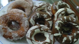 🍩 Donut  choco Dough nut recipe in Malayalamrecipe55 [upl. by Wescott]