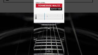 HOW TO Play Tennessee Waltz on Guitar for Beginners Easy TABS shorts [upl. by Marve]