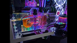 Bykski Waterblock install on Sapphire AMD 7900XTX Nitro GPU [upl. by Nosmirc]