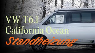 Standheizung einschalten im VW T61 California Ocean [upl. by Ginevra674]