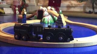 The Brio Polar Express Trains  A Wooden Railway amp Battery Powered Train Toy Review [upl. by Guenevere713]