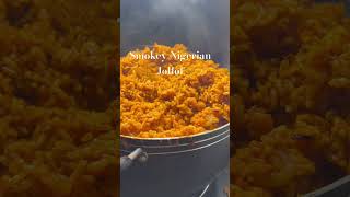 The smokiest Nigerian Jollof😍❤️ mealswithmeems jollofrice viral [upl. by Amari30]