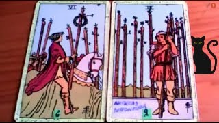 Combinaciones tarot con EL SEIS DE BASTOS  ARCANOS MENORES DE BASTOS Por TARA [upl. by Heiner]