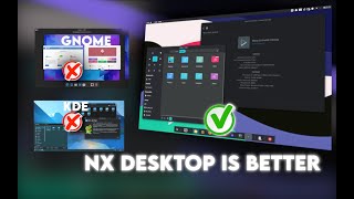 This Linux Distro Has A Better Desktop environment That is Based on KDE  NX Desktop [upl. by Mcnair]