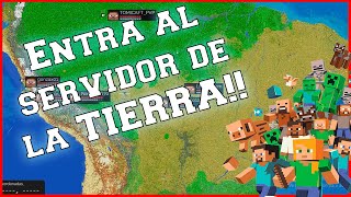 Como entrar al servidor de la TIERRA  Minecraft [upl. by Dielu]