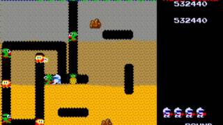 TAS DIG DUG 999990 pts PlayStation [upl. by Avelin141]