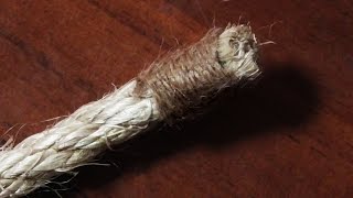 How To Whip The End Of A Rope  Common Whipping Knot [upl. by Effie]