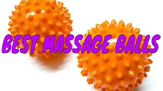 Spiky therapeutic massage ball instant stress relief trigger point [upl. by Batsheva]