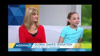 Maddie Ziegler in Australia  Morning Show Interview [upl. by Akineg]