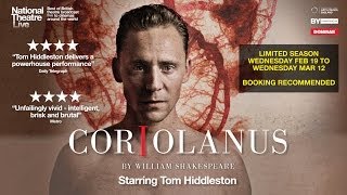 NT Live Coriolanus Official Trailer Starring Tom Hiddleston [upl. by Lussi28]