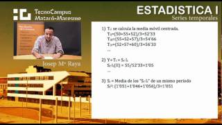 Estadistica I  Series temporales [upl. by Chris633]