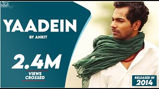 YAADEIN Feat Ankit  Namyoho Studios  Official Video [upl. by Henigman]