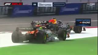 Leaked Uncensored Radio Max Verstappen Laughing At The 10 Sec Penalty For Pushing Norris Off Track [upl. by Henson]