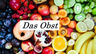 Das Obst  die Früchte [upl. by Ainez]