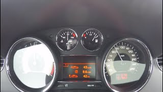 Peugeot RCZ R 16 THP 270 HP 0100 kmh acceleration [upl. by Martha459]