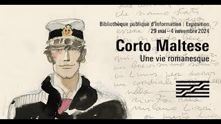 Exposition Corto Maltese  Visite commentée par Patrizia Zanotti et Monika Próchniewicz [upl. by Laved]