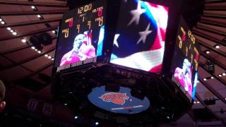 Trey Lorenz National Anthem Christmas Day 2011 Knicks vs Celtics 037MP4 [upl. by Ardnasela]