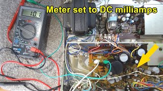 Adjusting DC Bias and Checking DC Speaker Offset on Sansui 210 Receiver Restoration Vintage HiFi [upl. by Bosson860]