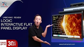 Logic interactive flat panel display unboxing  65 inches display  unboxing [upl. by Bryn817]