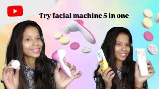 facial machine 5 in one ❣️ youtube skincare facialmachine tip exprience affordable [upl. by Lady]