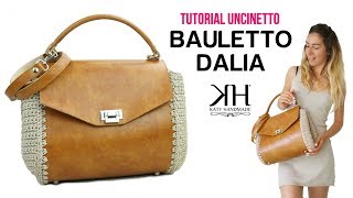 Tutorial borsabauletto quotDaliaquot uncinetto  Crochet Bag ♡ Katy Handmade [upl. by Wilhelmine145]