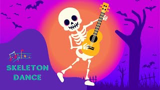 Skeleton Dance Song  Halloween Songs Child Dance  Shake your bones [upl. by Meihar]