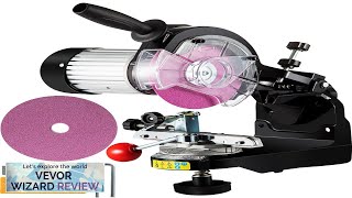 VEVOR Electric Chainsaw Sharpener 230W Professional MultiAngle Adjustable Chain Grinder Review [upl. by Ced]