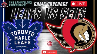 Toronto Maple Leafs vs Ottawa Senators LIVE STREAM Game Audio  Battle of Ontario [upl. by Dallon]