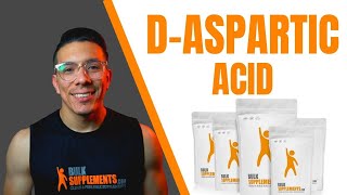 Benefits of DAspartic Acid DAA  Effects on Testosterone [upl. by Wane]