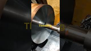 Threading 1 126 UNC on Lathe Machine using Hand Tap [upl. by Iila]