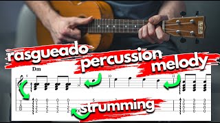 Percussive Spanish Ukulele for Beginners [upl. by Ydnew]