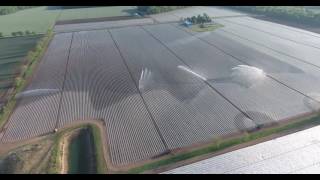 Bauer Travellers Irrigating Drone View [upl. by Yanarp]