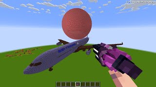 Huge Airplane vs 10000000 TNTs in Minecraft  LIVE [upl. by Fai]