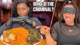 1 CRIMINAL VS 5 VICTIMS FT JOLLOF RICE FISH AND SPINACH SAUCE [upl. by Isyad153]