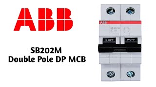 Abb Mcb  SB202M  DP Double Pole  63A  10kA  C Curve  System Pro M [upl. by Scholz]