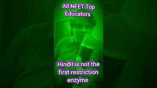 HindII restriction enzyme is not the first drvikashbhardwaj neet neet2026 shorts biology [upl. by Madaras]