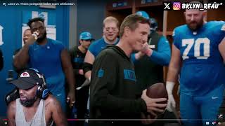 CHIEFS FAN REACTS TO Lions vs Titans Postgame Locker Room Celebration [upl. by Armbruster600]