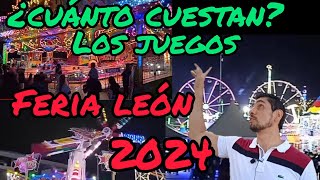 feria león 2024 cuanto cuestan juegos mas divertidos tour juegos mas divertidos feria de león 2024 [upl. by Suzie]