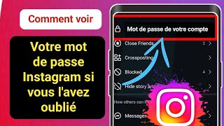 Comment retrouver son Mot de Passe Instagram oublié  Comment trouver le mot de passe Instagram [upl. by Naud]