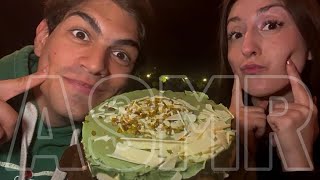 MUKBANG CHEESCAKE AL PISTACCHIO 🍰 ASMR ITA EATING SOUNDS [upl. by Peonir]