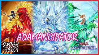 ADAMANCIPATOR COMBO RANKED GAMEPLAY YuGiOh Master Duel adamancipator masterduel [upl. by Fritzsche201]